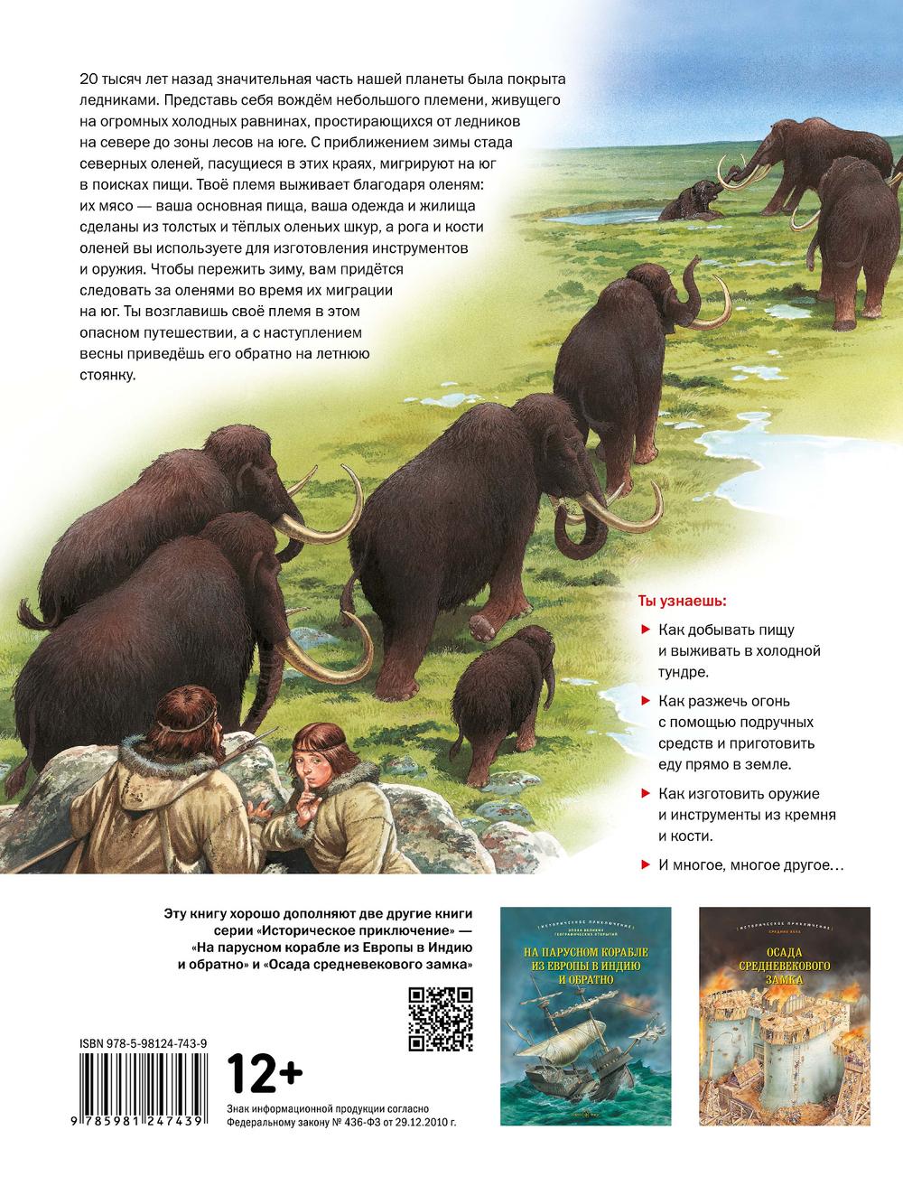 ОДИН ГОД В ПЛЕМЕНИ ПЕРВОБЫТНЫХ ЛЮДЕЙ Историческое приключение: Каменный век (иллюстрации Питер Деннис)