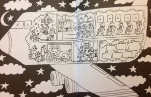 Все самолеты, автомобили и поезда. Книжка-раскраска