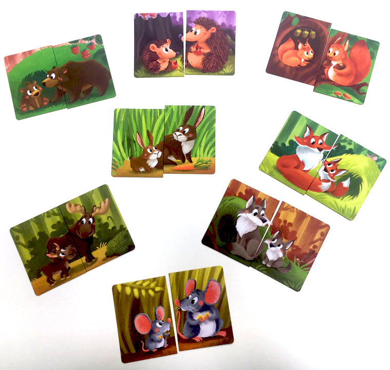 Кто мой малыш? Животные и их детеныши. Найди пару