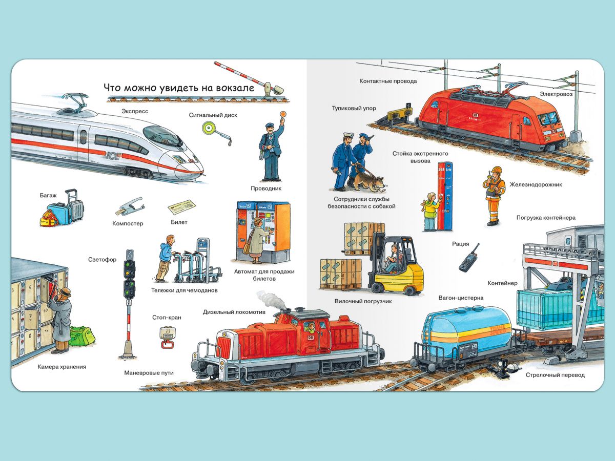 Мир транспорта. На поезде